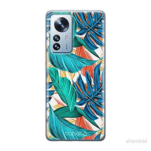 ERT GROUP mobiltelefonfodral för Xiaomi 12 PRO originalt och officiellt licensierat Babaco mönster Plants 005 optimalt anpassad till formen på mobiltelefonen, fodral tillverkad av TPU plast 5905511523756