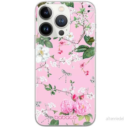 ERT GROUP mobiltelefonfodral för Iphone 13 PRO originalt och officiellt licensierat Babaco mönster Flowers 036 optimalt anpassad till formen på mobiltelefonen, fodral tillverkad av TPU plast 5905131297624