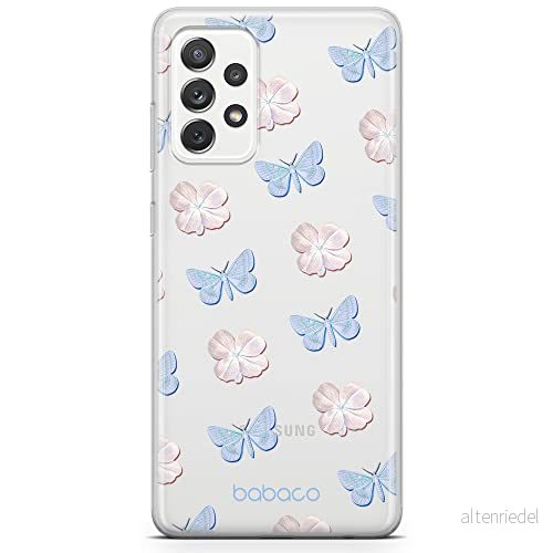 ERT GROUP mobiltelefonfodral för Samsung A52 5G / LTE 4G A52S originalt och officiellt licensierat Babaco mönster Flowers 043 anpassad till formen på mobiltelefonen, gedeeltelijk transparant 5905131320100