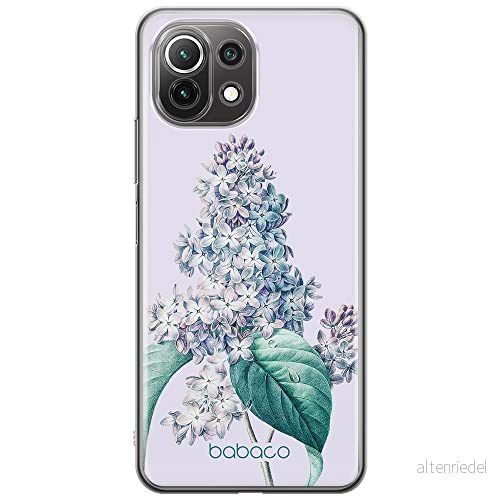 ERT GROUP mobiltelefonfodral för Xiaomi 11 LITE 4G/5G originalt och officiellt licensierat Babaco mönster Flowers 024, fodral tillverkad av TPU plast 5905131253101