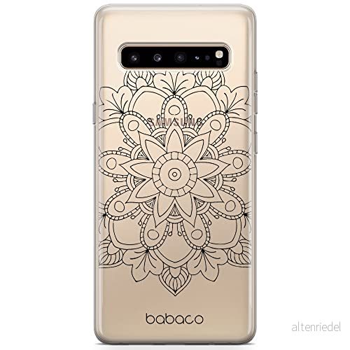 ERT GROUP mobiltelefonfodral för Samsung S10 5G originalt och officiellt licensierat Babaco mönster Mandalas 006 Vit optimalt anpassad till formen på mobiltelefonen, gedeeltelijk transparant 5904805837722