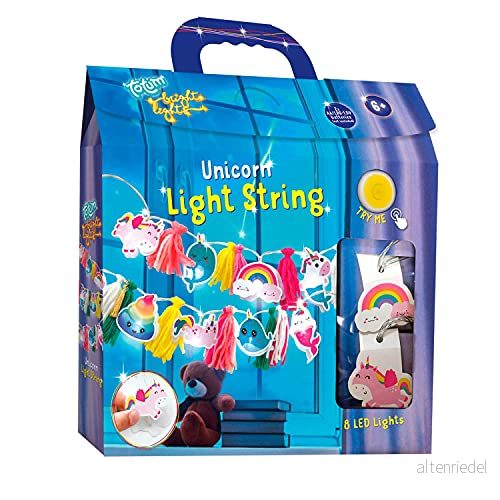 Totum Bright Lights Unicorn Fe Ljus Hantverk Som i Presentpåse 8714274071933