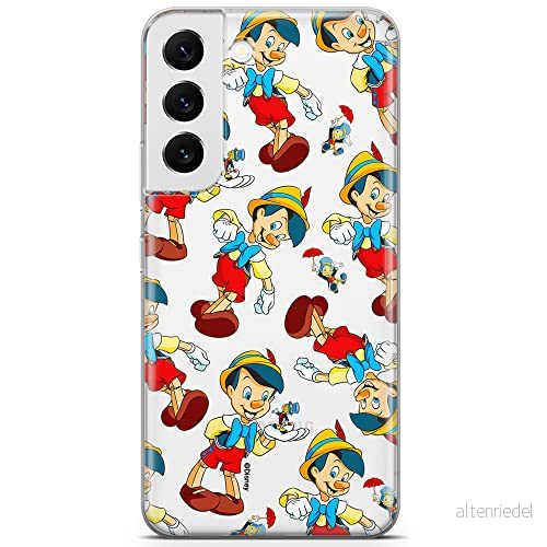 ERT GROUP mobiltelefonfodral för Samsung S22 PLUS originalt och officiellt licensierat Disney mönster Pinocchio 002 optimalt anpassad till formen på mobiltelefonen, gedeeltelijk transparant 5905131815279