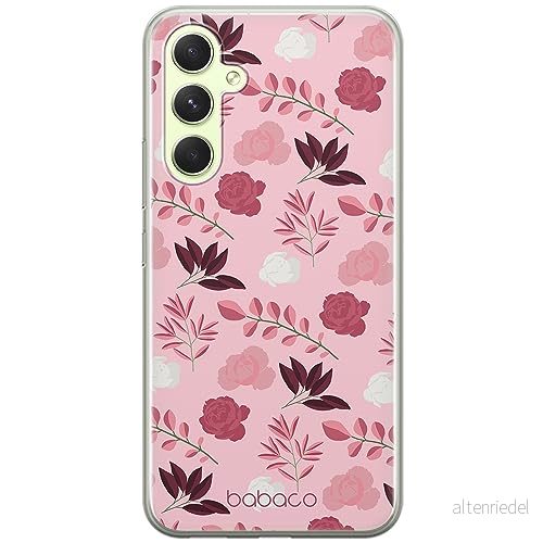 ERT GROUP mobiltelefonfodral för Samsung A54 5G originalt och officiellt licensierat Babaco mönster Flowers 020 optimalt anpassad till formen på mobiltelefonen, fodral tillverkad av TPU plast 5905511806217