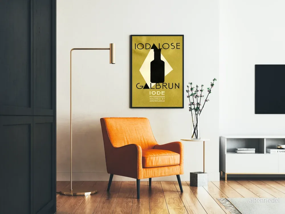 Vintageposter Iodalose Galbrun för väggdekoration - Bild 2