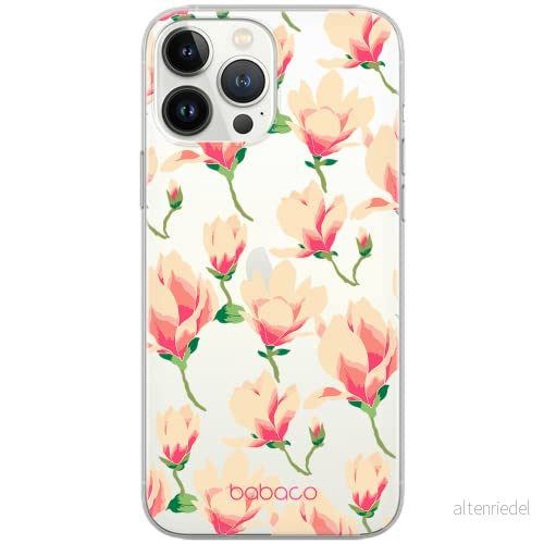 ERT GROUP mobiltelefonfodral för Huawei P30 originalt och officiellt licensierat Babaco mönster Flowers 016 Vit optimalt anpassad till formen på mobiltelefonen, gedeeltelijk transparant 5903932625103
