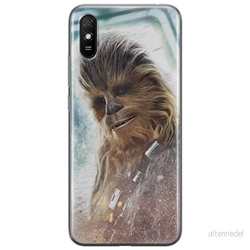 ERT GROUP mobiltelefonfodral för Xiaomi REDMI 9A originalt och officiellt licensierat Star Wars mönster Chewbacca 001 optimalt anpassad till formen på mobiltelefonen, fodral tillverkad av TPU plast 5903040299333