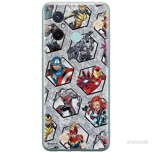 ERT GROUP mobiltelefonfodral för Xiaomi REDMI 12C/ 11A originalt och officiellt licensierat Marvel mönster Avengers 023 anpassad till formen på mobiltelefonen, fodral tillverkad av TPU plast 5905511843670