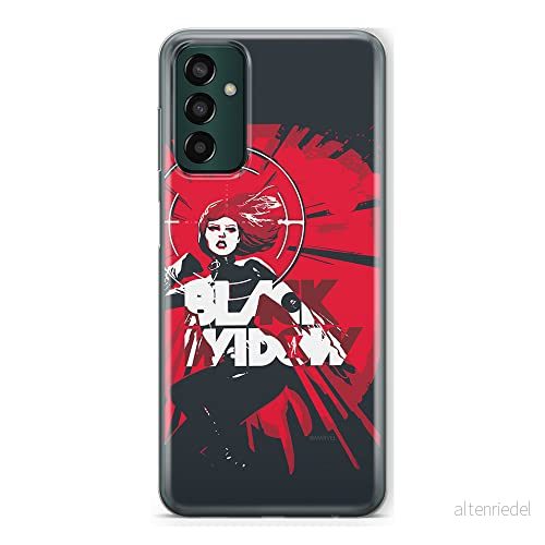 ERT GROUP mobiltelefonfodral för Samsung M13 4G originalt och officiellt licensierat Marvel mönster Black Widow 005 optimalt anpassad till formen på mobiltelefonen, fodral tillverkad av TPU plast 5905511322373