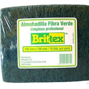 3Tm Brittex Almohadilla Fibra Verde 190 X 158 Mm Hälsa Och Personlig Vård 8410001121314 3Tm Brittex Almohadilla Fibra Verde 190 X 158 Mm Hälsa Och Personlig Vård 8410001121314