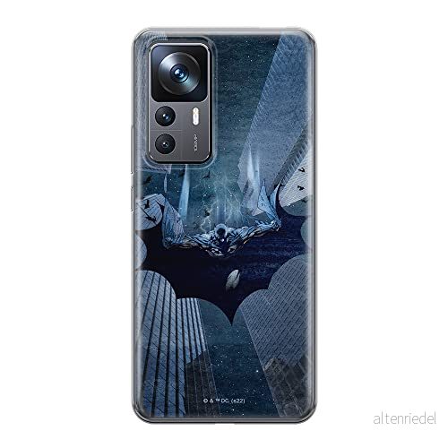 ERT GROUP mobiltelefonfodral för Xiaomi 12T/12T pro/K50 Ultra originalt och officiellt licensierat DC mönster Batman 071 optimalt anpassad till formen på mobiltelefonen, fodral tillverkad av TPU plast 5905511586683