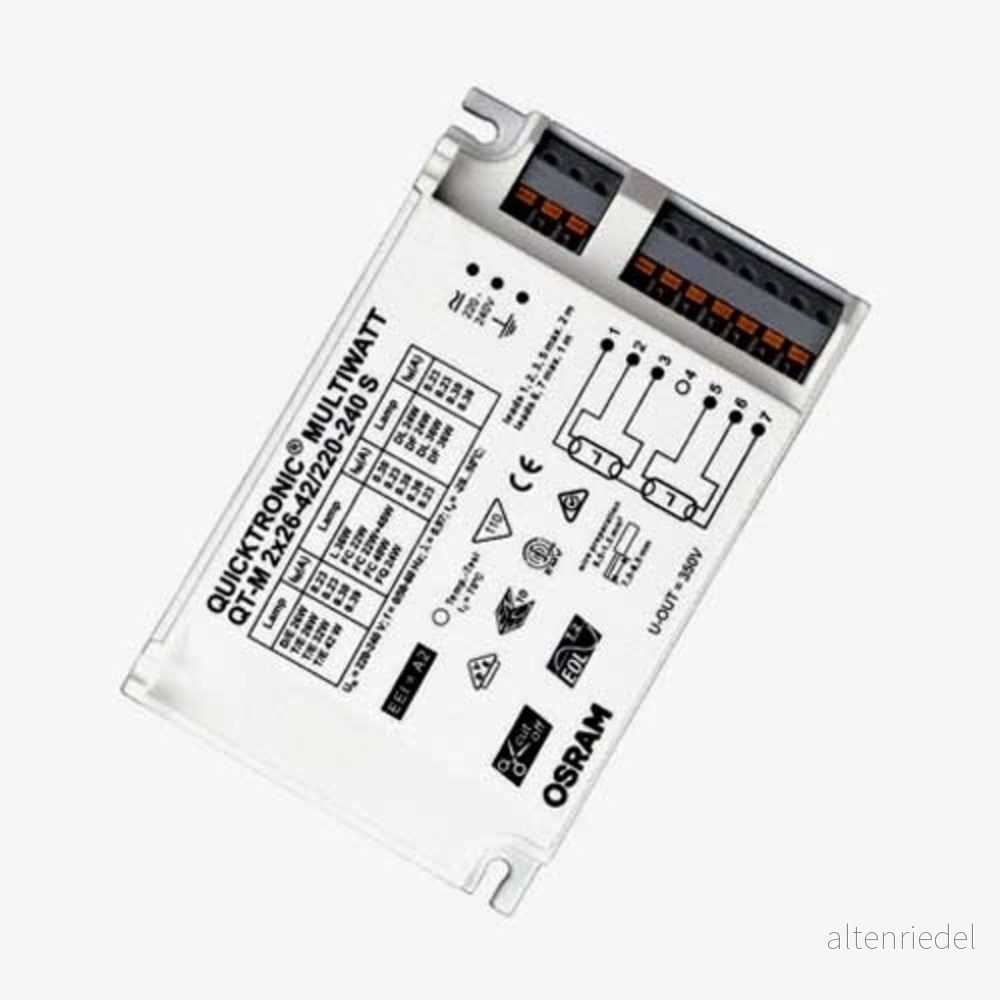 OSRAM Elektroniskt förkopplingsdon QT M 2x26 42 W 4008321110022