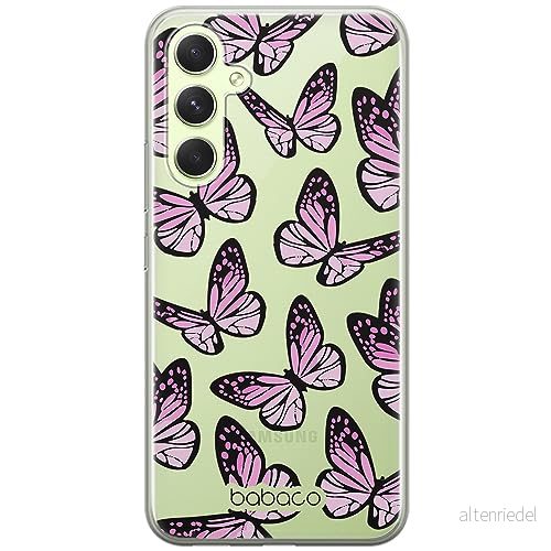 ERT GROUP mobiltelefonfodral för Samsung A54 5G originalt och officiellt licensierat Babaco mönster Butterflies 002 optimalt anpassad till formen på mobiltelefonen, fodral tillverkad av TPU plast 5905511804749