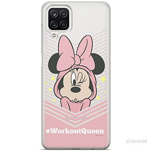 ERT GROUP mobiltelefonfodral för Samsung A12 / M12 originalt och officiellt licensierat Disney mönster Minnie 053 optimalt anpassad till formen på mobiltelefonen, gedeeltelijk transparant 5903040092354