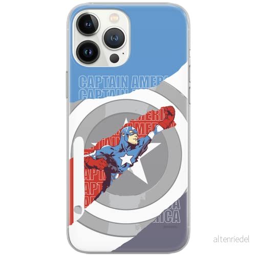 ERT GROUP mobiltelefonfodral för Samsung S9 originalt och officiellt licensierat Marvel mönster Captain America 013 Vit optimalt anpassad till formen på mobiltelefonen, fodral tillverkad av TPU plast 5902980015683