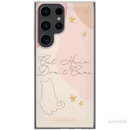 ERT GROUP mobiltelefonfodral för Samsung S23 ULTRA originalt och officiellt licensierat Babaco mönster Cats 007 optimalt anpassad till formen på mobiltelefonen, fodral tillverkad av TPU plast 5905511471743