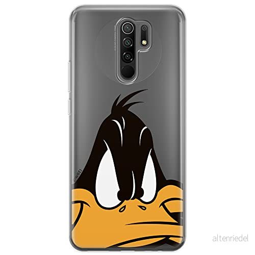 ERT GROUP mobiltelefonfodral för Xiaomi REDMI 9 originalt och officiellt licensierat Looney Tunes mönster Duffy 001 optimalt anpassad till formen på mobiltelefonen, gedeeltelijk transparant 5903040290583