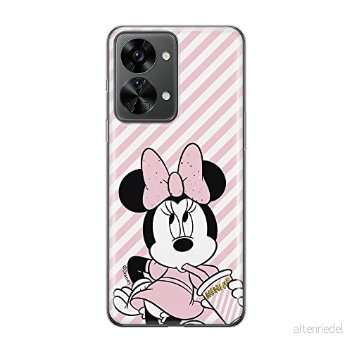 ERT GROUP mobiltelefonfodral för Oneplus NORD 2T 5G originalt och officiellt licensierat Disney mönster Minnie 017 optimalt anpassad till formen på mobiltelefonen, fodral tillverkad av TPU plast 5905511264369