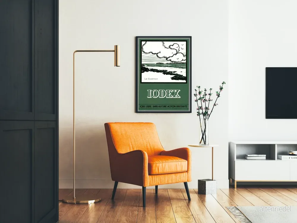 Vintage Iodex-Poster – Natur- och havsdekoration för väggar - Bild 2