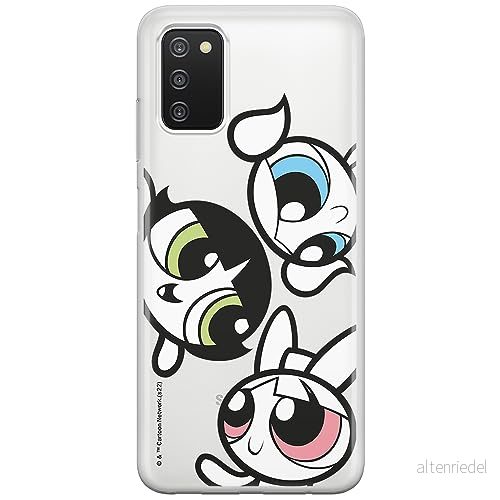 ERT GROUP mobiltelefonfodral för Samsung A03S originalt och officiellt licensierat The Powerpuff Girls mönster 014 anpassad till formen på mobiltelefonen, gedeeltelijk transparant 5905511963026