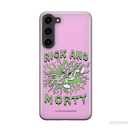 ERT GROUP mobiltelefonfodral för Samsung S23 PLUS originalt och officiellt licensierat Rick and Morty mönster & 024 anpassad till formen på mobiltelefonen, fodral tillverkad av TPU plast 5905511454777