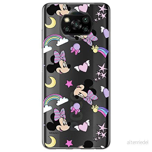 ERT GROUP mobiltelefonfodral för Xiaomi POCOPHONE X3 originalt och officiellt licensierat Disney mönster Minnie 031 optimalt anpassad till formen på mobiltelefonen, gedeeltelijk transparant 5903537122205