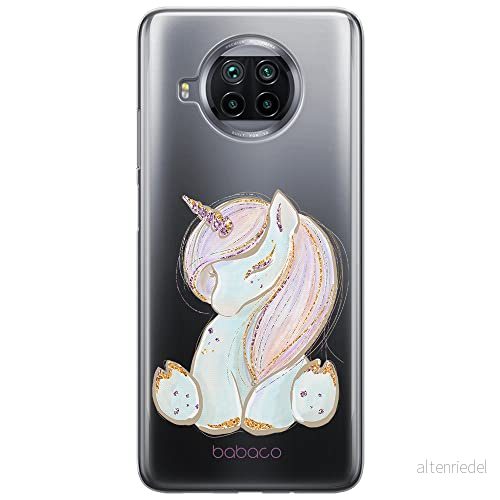 ERT GROUP mobiltelefonfodral för Xiaomi MI 10T LITE/REDMI NOTE 9 PRO 5G originalt och officiellt licensierat Babaco mönster Unicorn 002, gedeeltelijk transparant 5904805412905