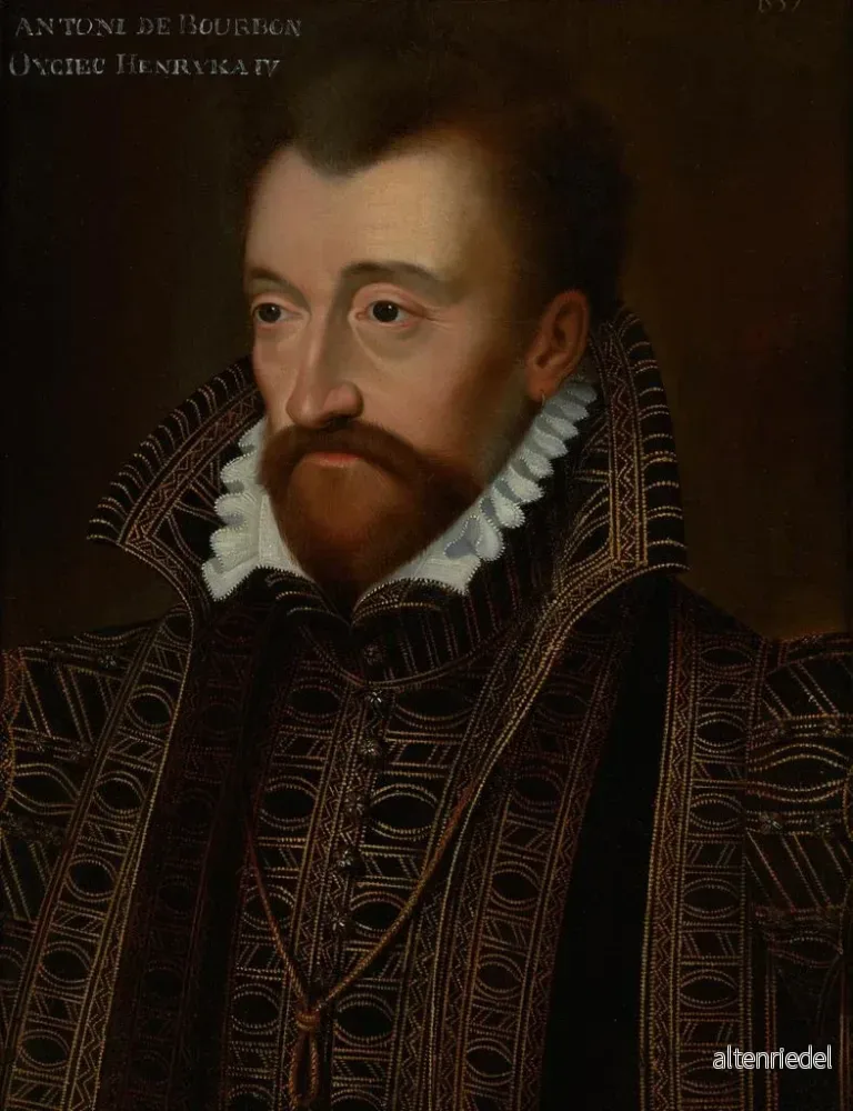 Målning Porträtt av Antoine de Bourbon 1518-1562, Navarres kung - Anonym | Konsttryck - Bild 2