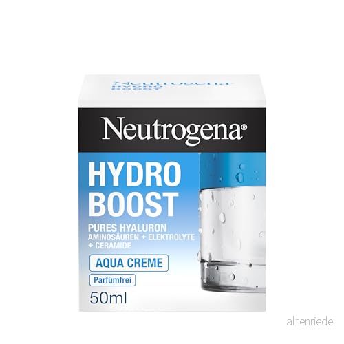 Neutrogena Hydro Boost Ansiktskräm, aqua med hyaluron, olje och parfymfri, för torr hud, 50 ml 3574661554297