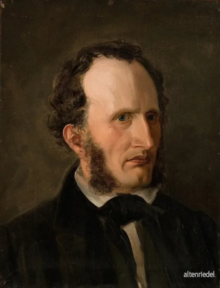 Målning Portrait av konstnärens bror, Harald - Amaldus Nielsen | Konsttryck - Bild 2