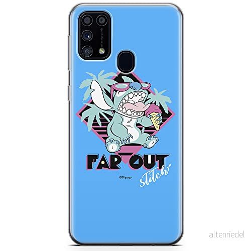 ERT GROUP mobiltelefonfodral för Samsung M31 originalt och officiellt licensierat Disney mönster Stitch 005 optimalt anpassad till formen på mobiltelefonen, fodral tillverkad av TPU plast 5904805476914