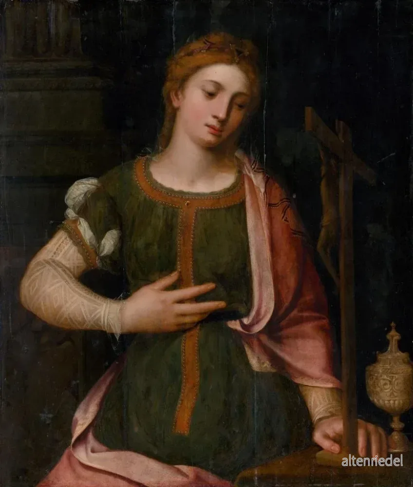 Målning Marie-Madeleine penitent - Anonym | Konsttryck - Bild 2