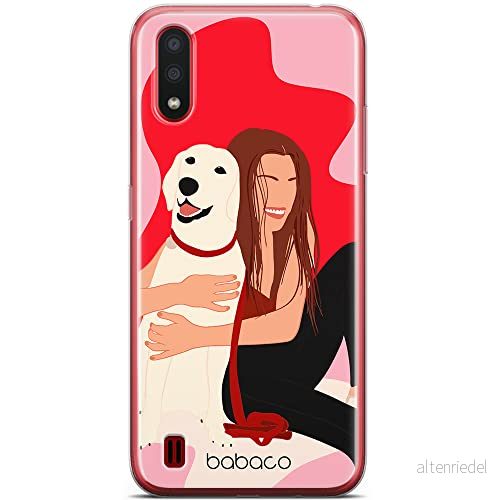 ERT GROUP mobiltelefonfodral för Samsung A01 originalt och officiellt licensierat Babaco mönster Dogs 006 Vit optimalt anpassad till formen på mobiltelefonen, fodral tillverkad av TPU plast 5905131002143