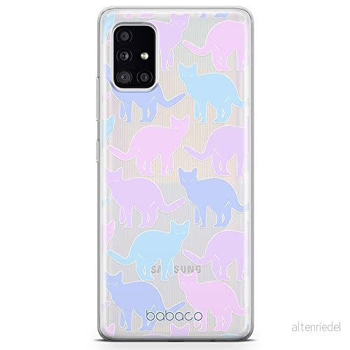 ERT GROUP mobiltelefonfodral för Samsung A51 originalt och officiellt licensierat Babaco mönster Cats 011 optimalt anpassad till formen på mobiltelefonen, gedeeltelijk transparant 5905131069467