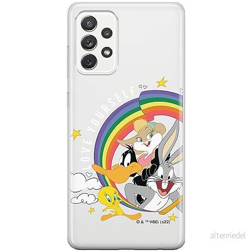 ERT GROUP mobiltelefonfodral för Samsung A73 5G originalt och officiellt licensierat Looney Tunes mönster 016 optimalt anpassad till formen på mobiltelefonen, gedeeltelijk transparant 5905511998769