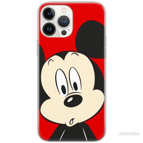 ERT GROUP mobiltelefonfodral för Iphone 13 PRO MAX originalt och officiellt licensierat Disney mönster Mickey 019 Vit optimalt anpassad till formen på mobiltelefonen, fodral tillverkad av TPU plast 5903932863376
