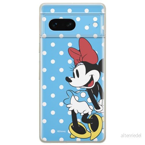 ERT GROUP mobiltelefonfodral för Google PIXEL 7 originalt och officiellt licensierat Disney mönster Minnie 034 optimalt anpassad till formen på mobiltelefonen, fodral tillverkad av TPU plast 5905795157012