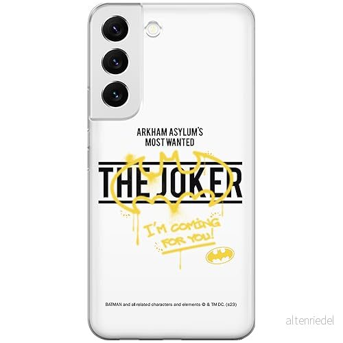 ERT GROUP mobiltelefonfodral för Samsung S22 originalt och officiellt licensierat DC mönster Batman & Joker 006 optimalt anpassad till formen på mobiltelefonen, fodral tillverkad av TPU plast 5905795060435