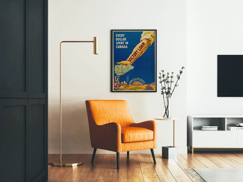 Vintageposter Victory Loan - Investering för Kanadas välstånd - Bild 2