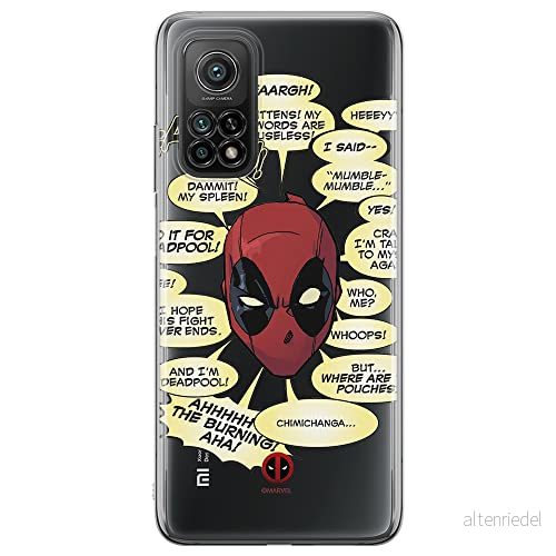 ERT GROUP mobiltelefonfodral för Xiaomi Redmi Note 11 Pro 5G/11 4G originalt och officiellt licensierat Marvel mönster Deadpool 008, gedeeltelijk transparant 5904805643439