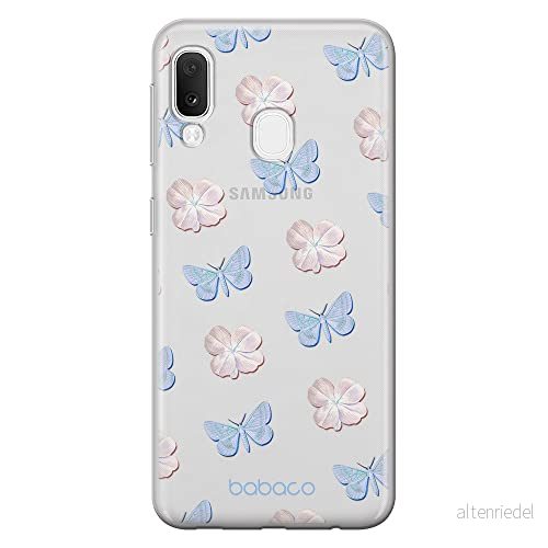 ERT GROUP mobiltelefonfodral för Samsung A20e originalt och officiellt licensierat Babaco mönster Flowers 043 optimalt anpassad till formen på mobiltelefonen, gedeeltelijk transparant 5905131319265