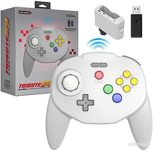 Retro bit N64 Trådlös handkontroll 849172013186