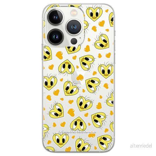 ERT GROUP mobiltelefonfodral för Iphone 13 PRO MAX originalt och officiellt licensierat Looney Tunes mönster Tweety 017 optimalt anpassad till formen på mobiltelefonen, gedeeltelijk transparant 5905795120856