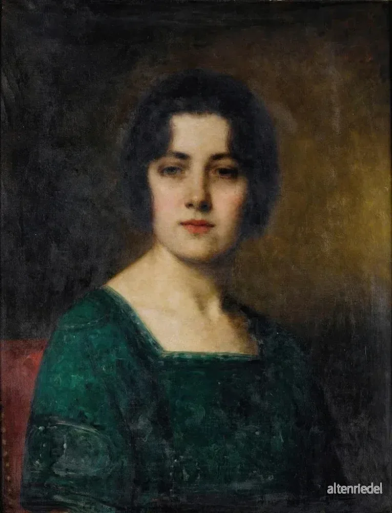 Målning Portrait de Madame Ferette - Alexei Harlamoff | Konsttryck - Bild 2