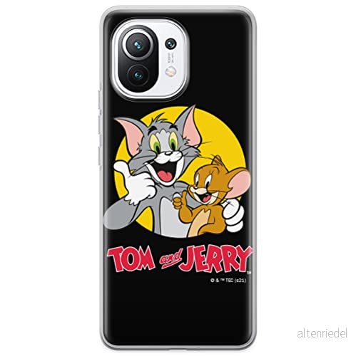 ERT GROUP mobiltelefonfodral för Xiaomi 11 originalt och officiellt licensierat Tom and Jerry mönster 013 optimalt anpassad till formen på mobiltelefonen, fodral tillverkad av TPU plast 5904805274763