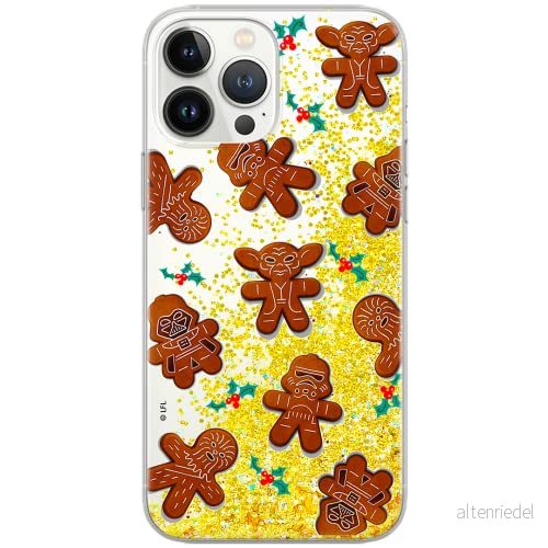 ERT GROUP mobiltelefonfodral för Apple Iphone 12 PRO MAX originalt och officiellt licensierat Star Wars mönster 049 Vit optimalt anpassad till formen på mobiltelefonen, med glitter overflow effekt 5903040385524