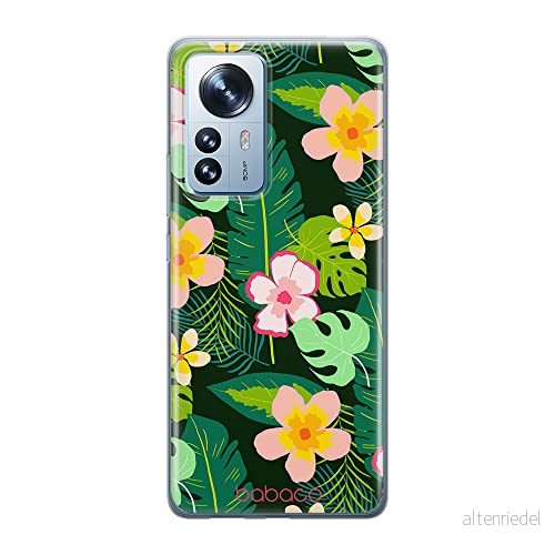 ERT GROUP mobiltelefonfodral för Xiaomi 12 PRO originalt och officiellt licensierat Babaco mönster Flowers 019 optimalt anpassad till formen på mobiltelefonen, fodral tillverkad av TPU plast 5905511526573