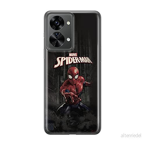 ERT GROUP mobiltelefonfodral för Oneplus NORD 2T 5G originalt och officiellt licensierat Marvel mönster Spider Man 007 optimalt anpassad till formen på mobiltelefonen, fodral tillverkad av TPU plast 5905511279103