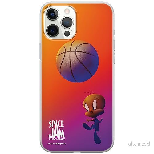 ERT GROUP mobiltelefonfodral för Iphone 12 PRO MAX originalt och officiellt licensierat Looney Tunes mönster Space Jam 014 anpassad till formen på mobiltelefonen, fodral tillverkad av TPU plast 5905511044473
