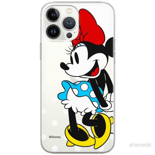 ERT GROUP mobiltelefonfodral för Huawei P30 originalt och officiellt licensierat Disney mönster Minnie 034 Vit optimalt anpassad till formen på mobiltelefonen, gedeeltelijk transparant 5903040677780